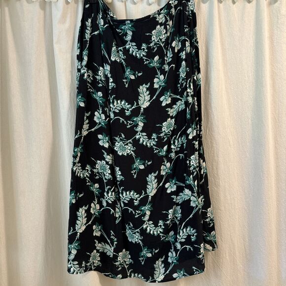 Maeve by Anthropologie Lille Floral Midi Skirt with Side Slit and Zip Size 12 - Picture 5 of 5